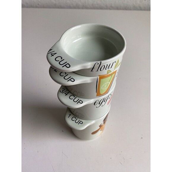 Disney Epcot International Food Wine Festival Tiana Measuring Cup Set Of 4 NEW - Picture 4 of 11